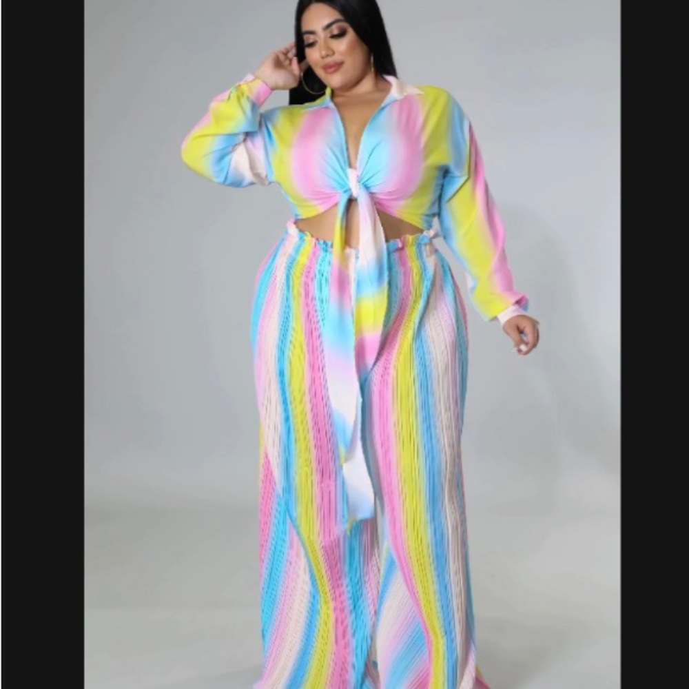 Cotton Candy Pants Set Plus